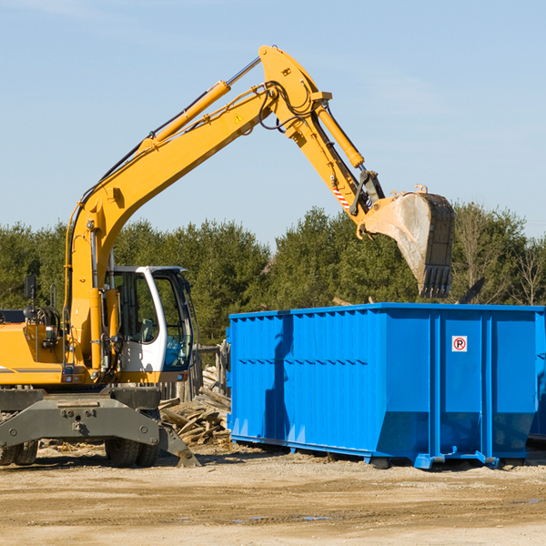 what kind of customer support is available for residential dumpster rentals in Riverwood